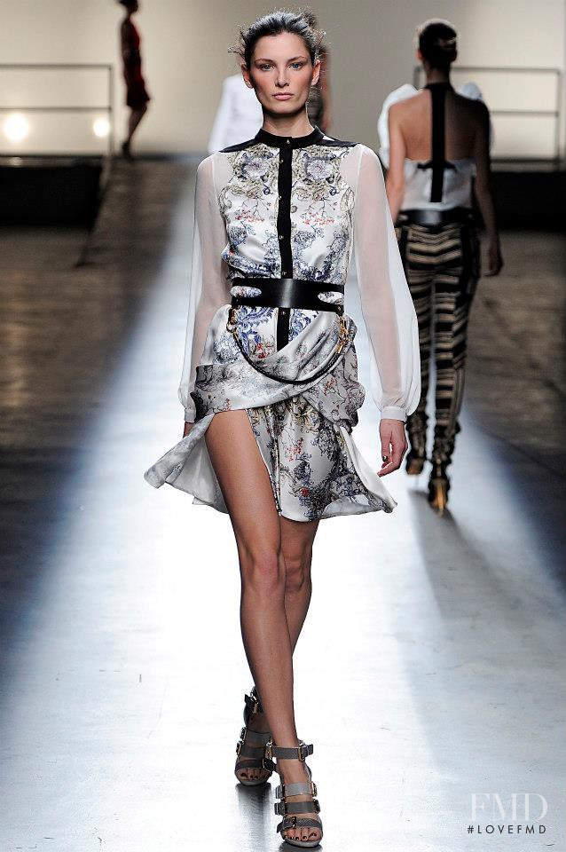 Ava Smith featured in  the Prabal Gurung fashion show for Autumn/Winter 2013