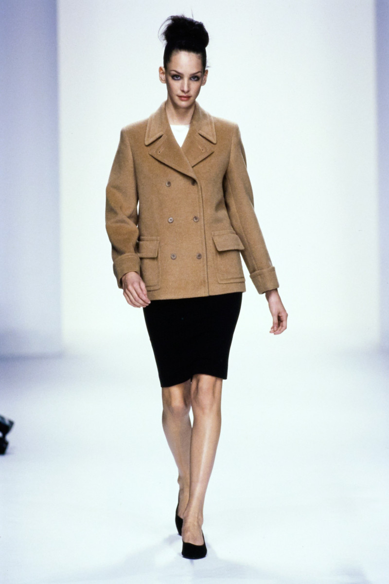 Debbie Deitering featured in  the Calvin Klein 205W39NYC fashion show for Autumn/Winter 1995