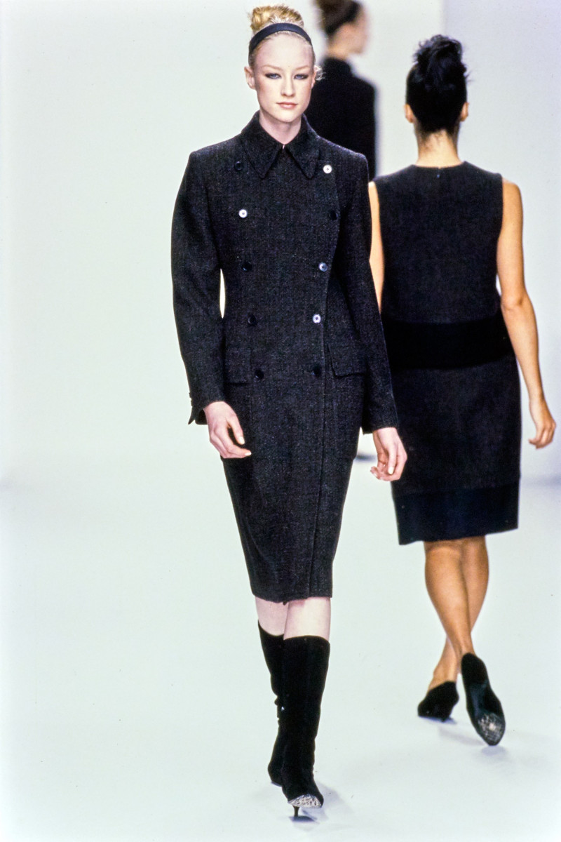 Jade Parfitt featured in  the Calvin Klein 205W39NYC fashion show for Autumn/Winter 1995