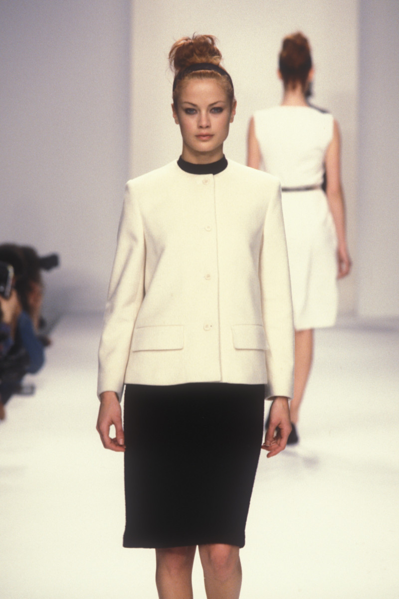 Carolyn Murphy featured in  the Calvin Klein 205W39NYC fashion show for Autumn/Winter 1995