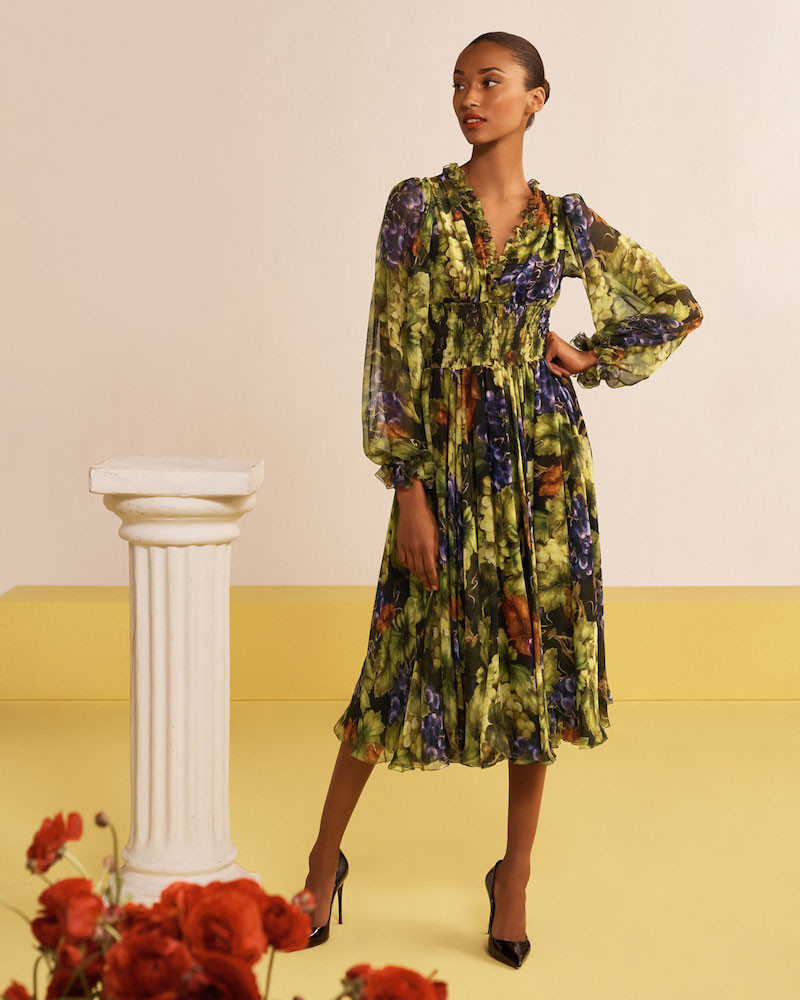 Anais Mali featured in  the Neiman Marcus lookbook for Pre-Fall 2018