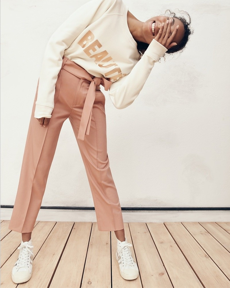 Anais Mali featured in  the J.Crew lookbook for Autumn/Winter 2018