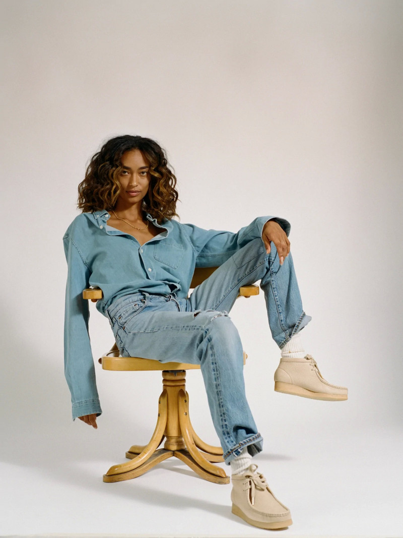 Anais Mali featured in  the Sporty & Rich lookbook for Autumn/Winter 2020