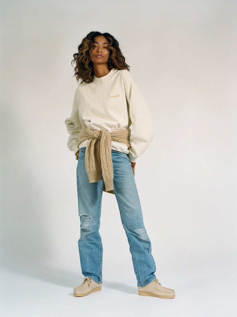 Anais Mali featured in  the Sporty & Rich lookbook for Autumn/Winter 2020