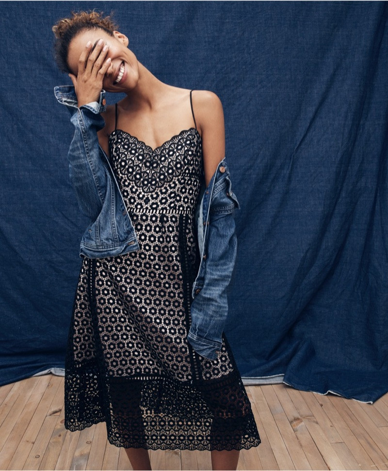 Anais Mali featured in  the J.Crew lookbook for Pre-Fall 2017