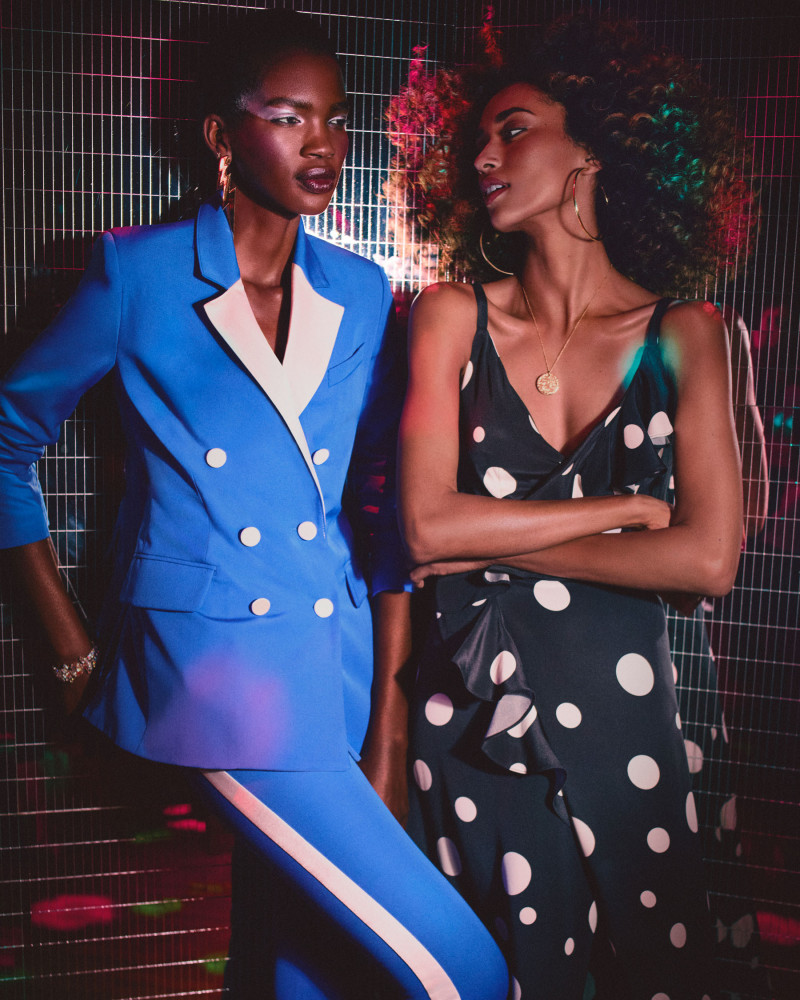 Anais Mali featured in  the Net-a-Porter advertisement for Cruise 2017