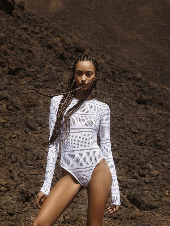 Anais Mali featured in  the Anais Bodysuites lookbook for Spring/Summer 2018