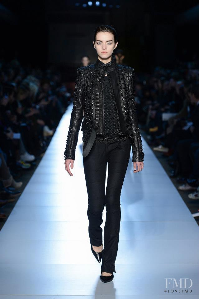 Tilda Lindstam featured in  the Diesel Black Gold fashion show for Autumn/Winter 2013