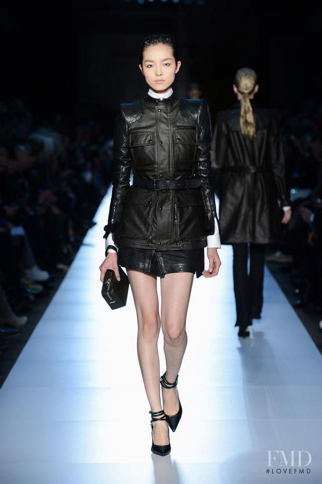Fei Fei Sun featured in  the Diesel Black Gold fashion show for Autumn/Winter 2013