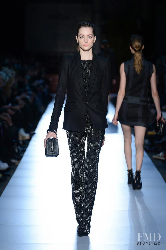 Joséphine Le Tutour featured in  the Diesel Black Gold fashion show for Autumn/Winter 2013