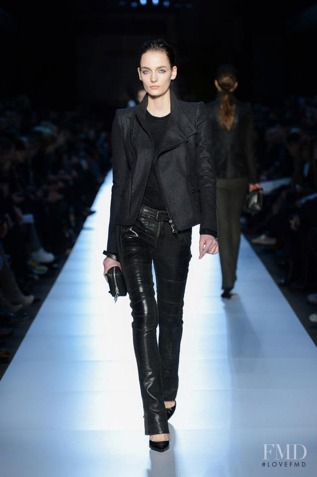 Zuzanna Bijoch featured in  the Diesel Black Gold fashion show for Autumn/Winter 2013