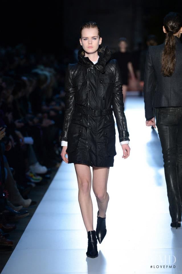 Stina Rapp featured in  the Diesel Black Gold fashion show for Autumn/Winter 2013