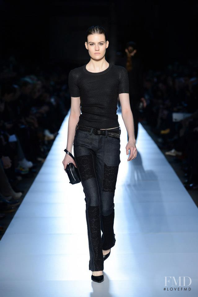 Maria Bradley featured in  the Diesel Black Gold fashion show for Autumn/Winter 2013