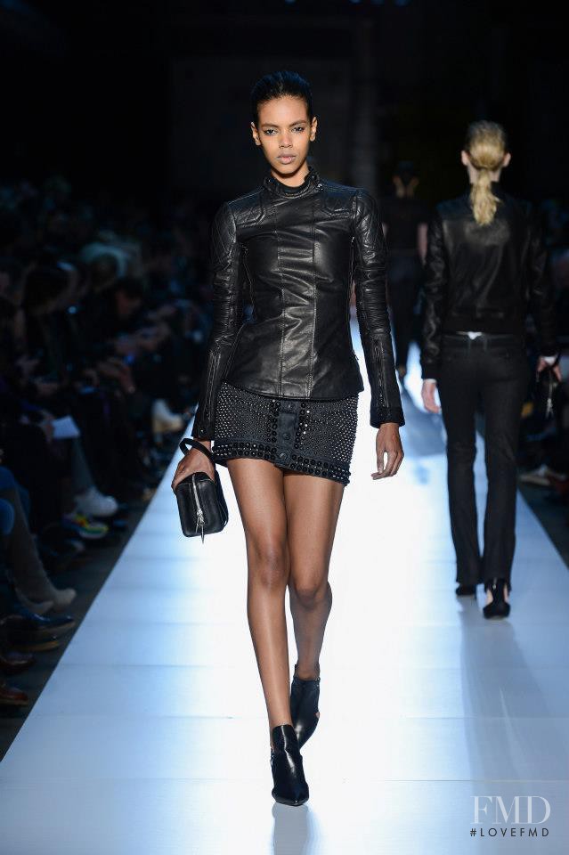 Grace Mahary featured in  the Diesel Black Gold fashion show for Autumn/Winter 2013