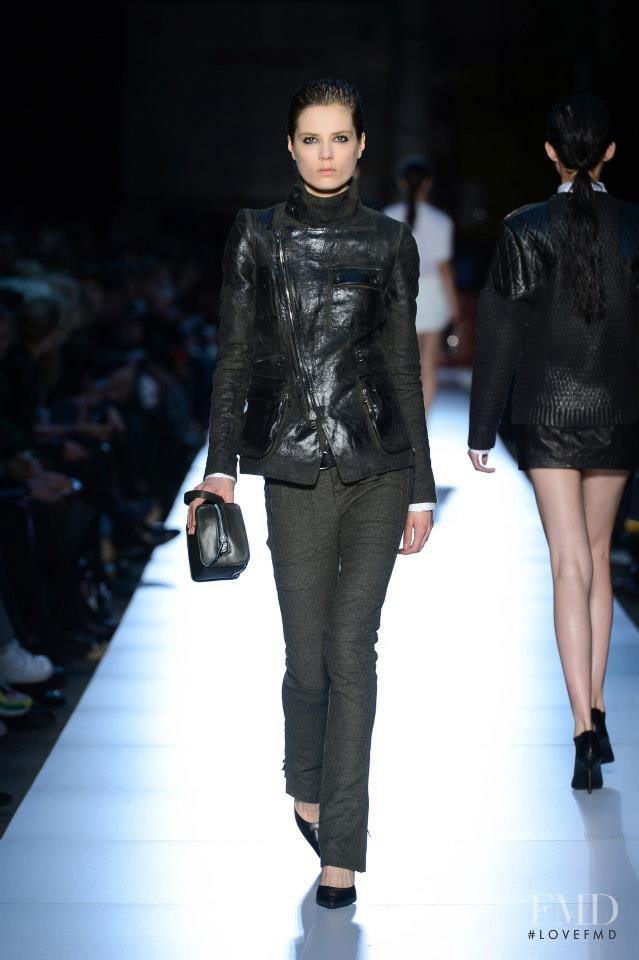 Caroline Brasch Nielsen featured in  the Diesel Black Gold fashion show for Autumn/Winter 2013