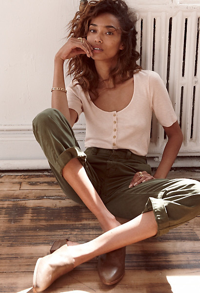 Anais Mali featured in  the Madewell lookbook for Pre-Fall 2016