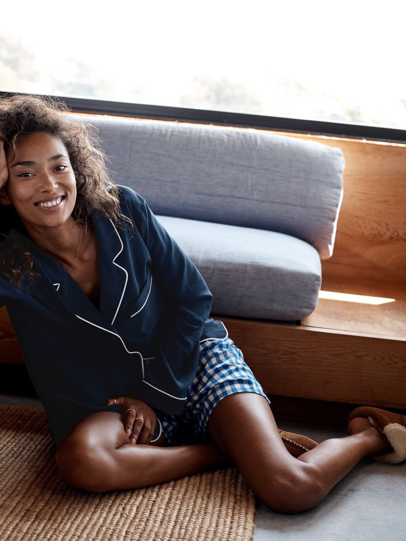 Anais Mali featured in  the Madewell lookbook for Winter 2016