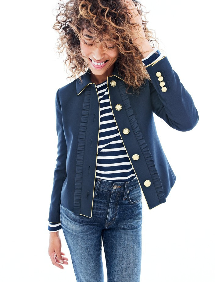 Anais Mali featured in  the J.Crew Looks We Love lookbook for Fall 2016