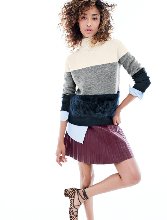 Anais Mali featured in  the J.Crew Looks We Love lookbook for Fall 2016
