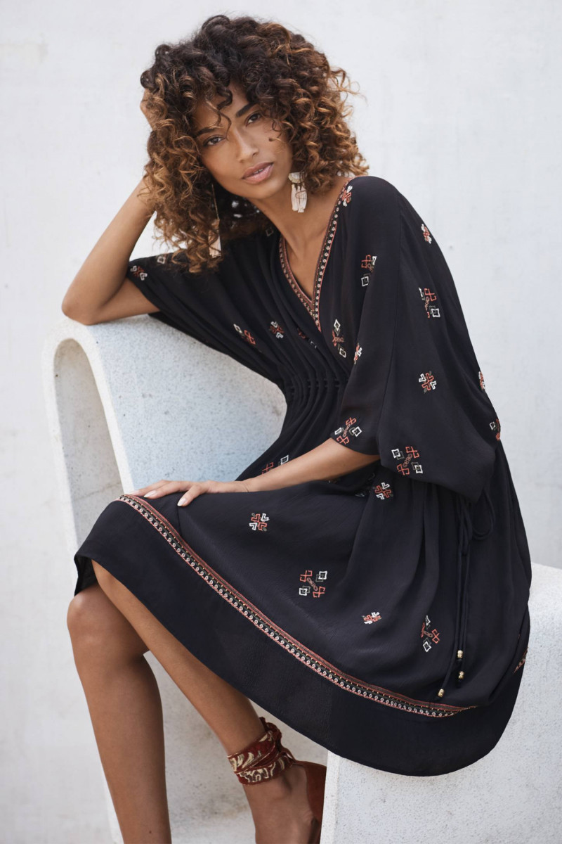 Anais Mali featured in  the Anthropologie advertisement for Pre-Fall 2016