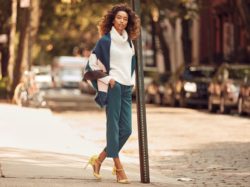 Anais Mali featured in  the Banana Republic advertisement for Autumn/Winter 2016