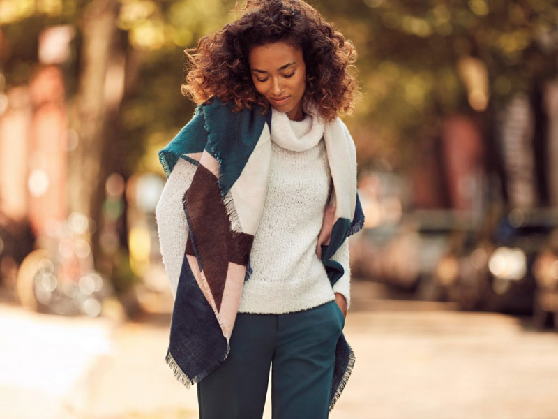 Anais Mali featured in  the Banana Republic advertisement for Autumn/Winter 2016