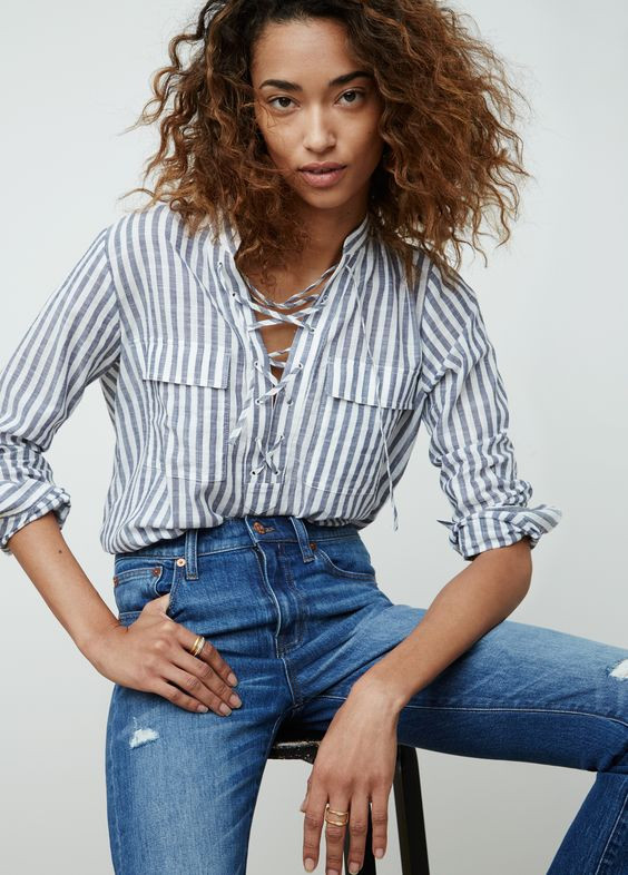 Anais Mali featured in  the Madewell Capsule Wardrobe: Vacation Edition / May 2016 lookbook for Summer 2016