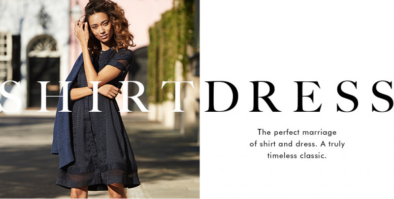 Anais Mali featured in  the Banana Republic advertisement for Spring/Summer 2016