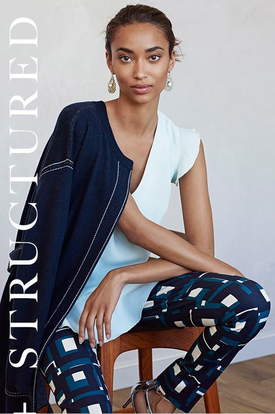Anais Mali featured in  the Banana Republic advertisement for Spring/Summer 2016