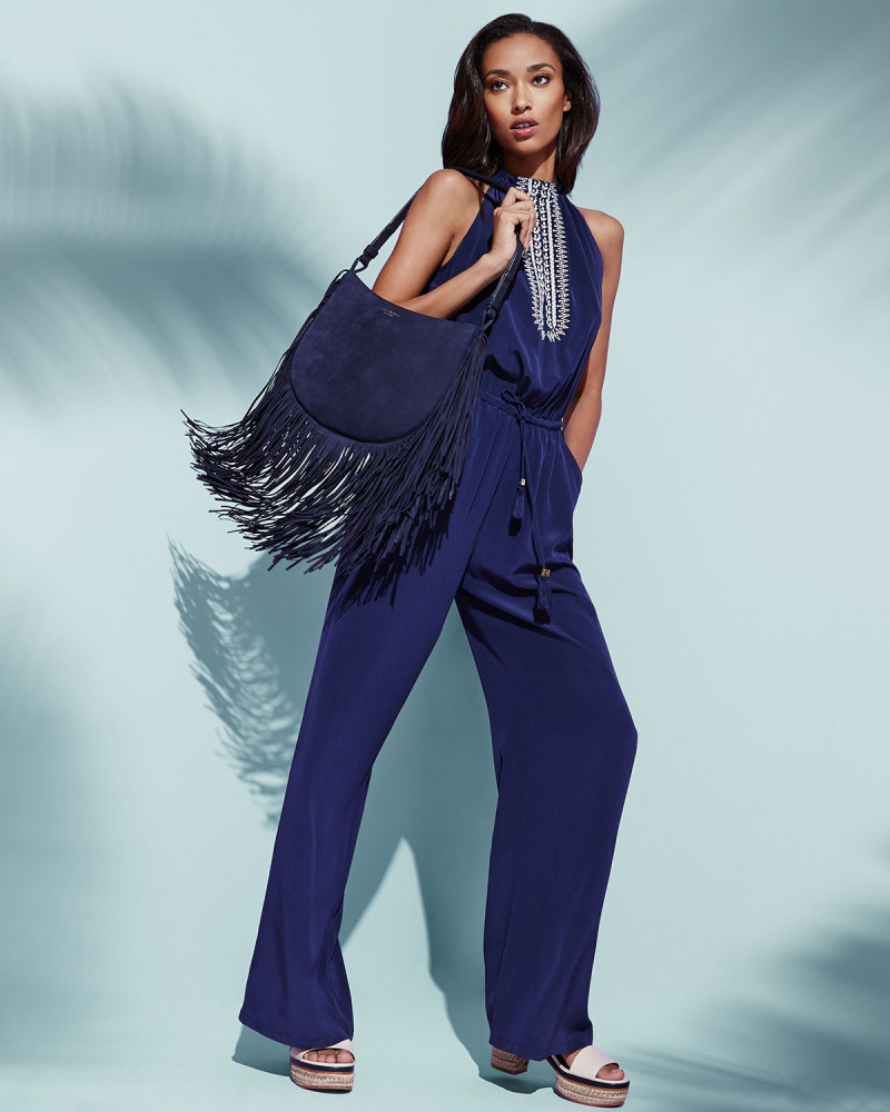 Anais Mali featured in  the Neiman Marcus lookbook for Resort 2016