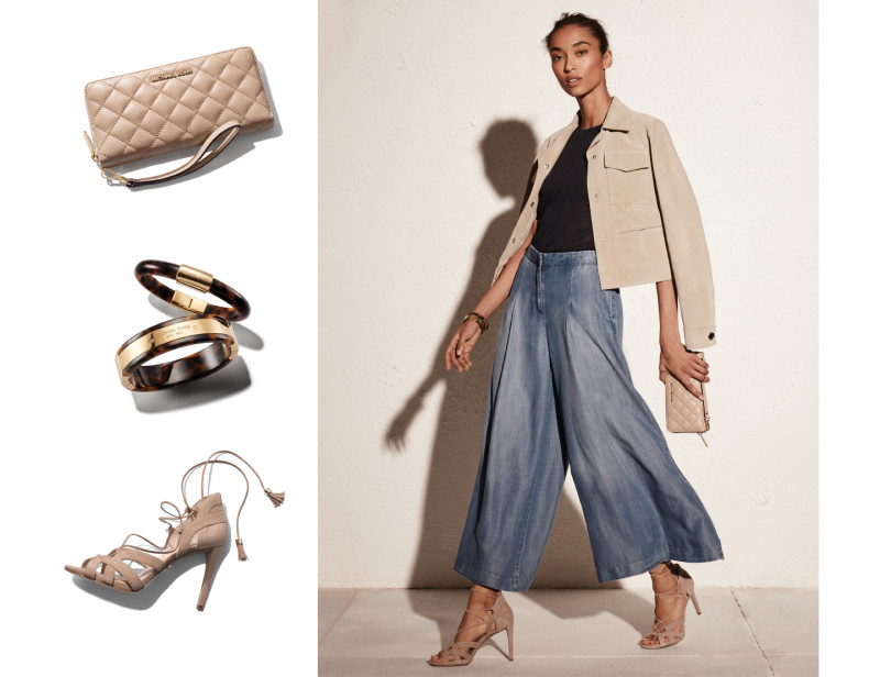 Anais Mali featured in  the Michael Kors Collection Culottes to Covet Trend Lookbook lookbook for Pre-Fall 2016