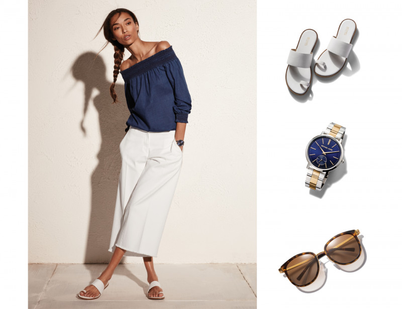 Anais Mali featured in  the Michael Kors Collection Culottes to Covet Trend Lookbook lookbook for Pre-Fall 2016