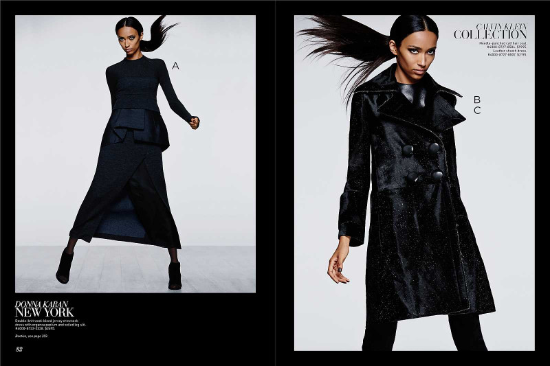 Anais Mali featured in  the Saks Fifth Avenue Dark lookbook for Fall 2015