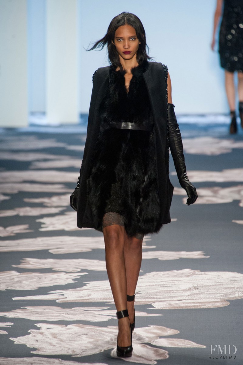 Cora Emmanuel featured in  the Vera Wang fashion show for Autumn/Winter 2013