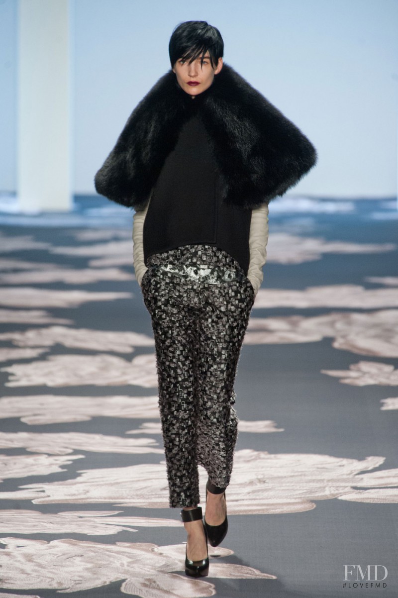 Janice Alida featured in  the Vera Wang fashion show for Autumn/Winter 2013