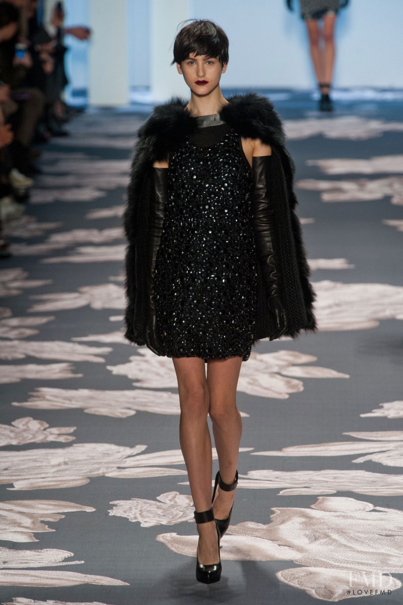 Athena Wilson featured in  the Vera Wang fashion show for Autumn/Winter 2013