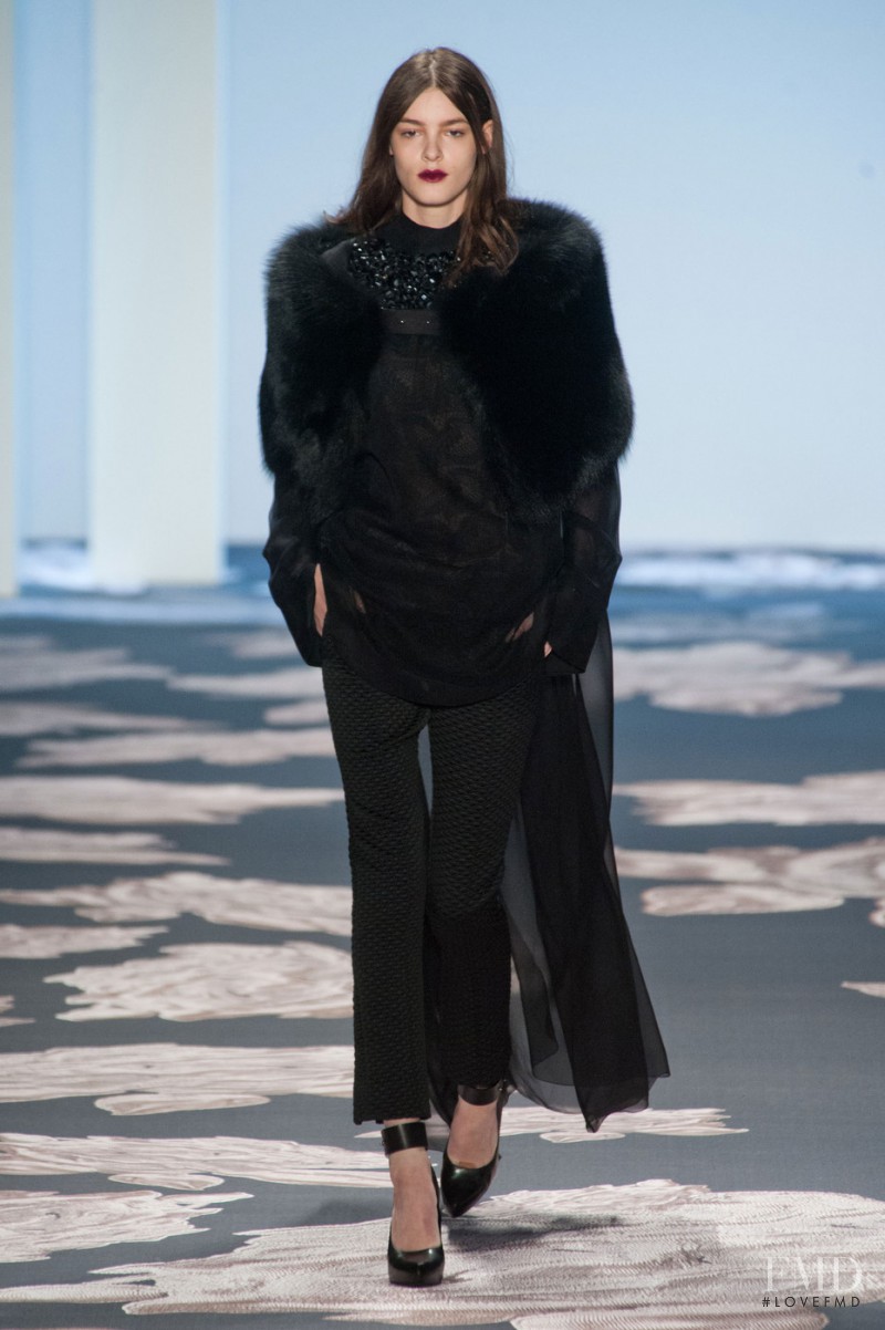 Kremi Otashliyska featured in  the Vera Wang fashion show for Autumn/Winter 2013