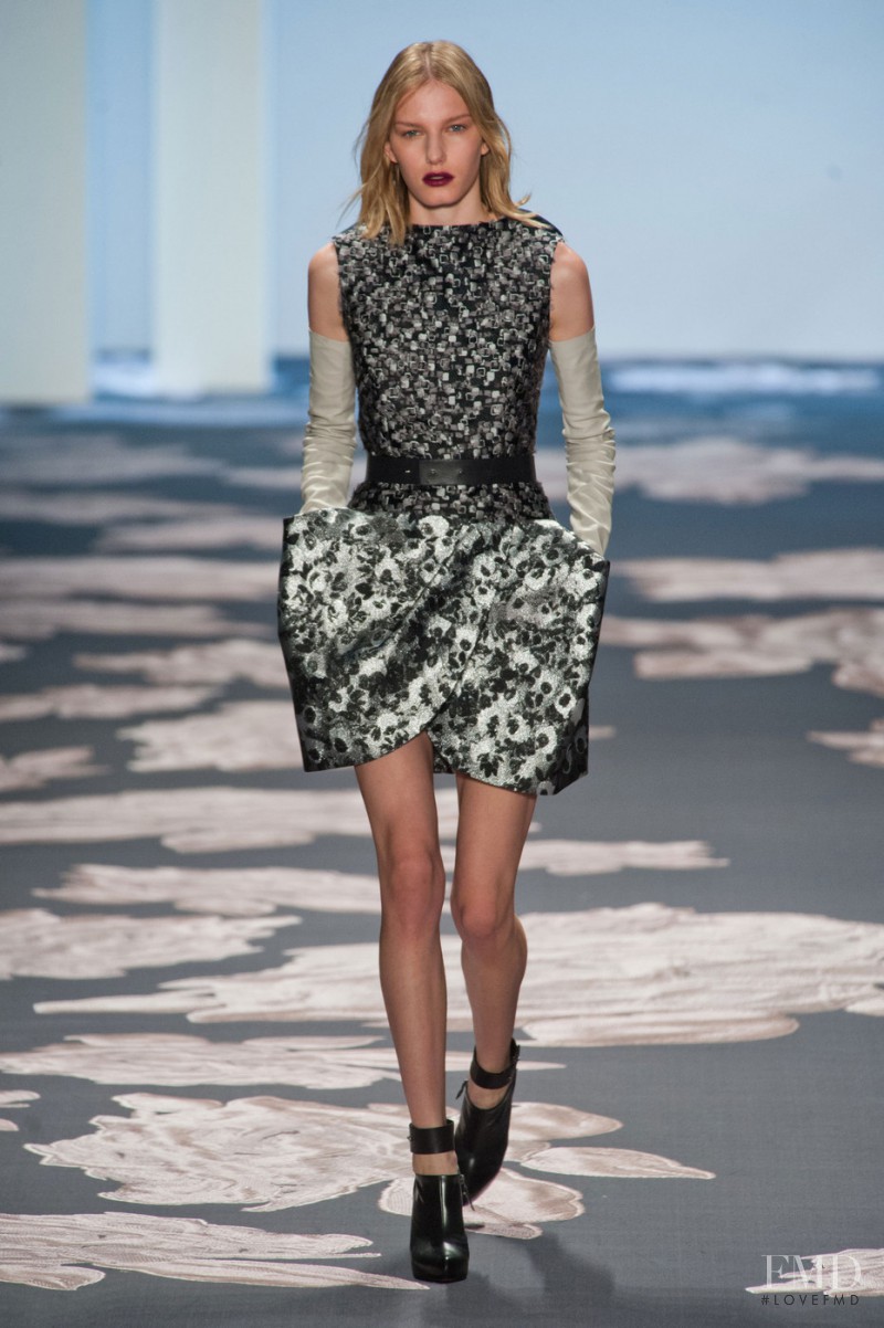 Marique Schimmel featured in  the Vera Wang fashion show for Autumn/Winter 2013