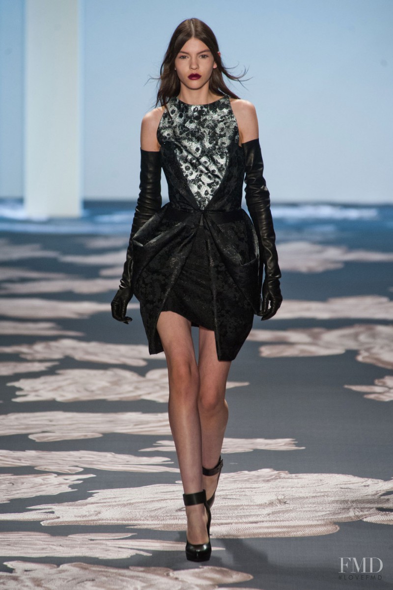 Kate Bogucharskaia featured in  the Vera Wang fashion show for Autumn/Winter 2013