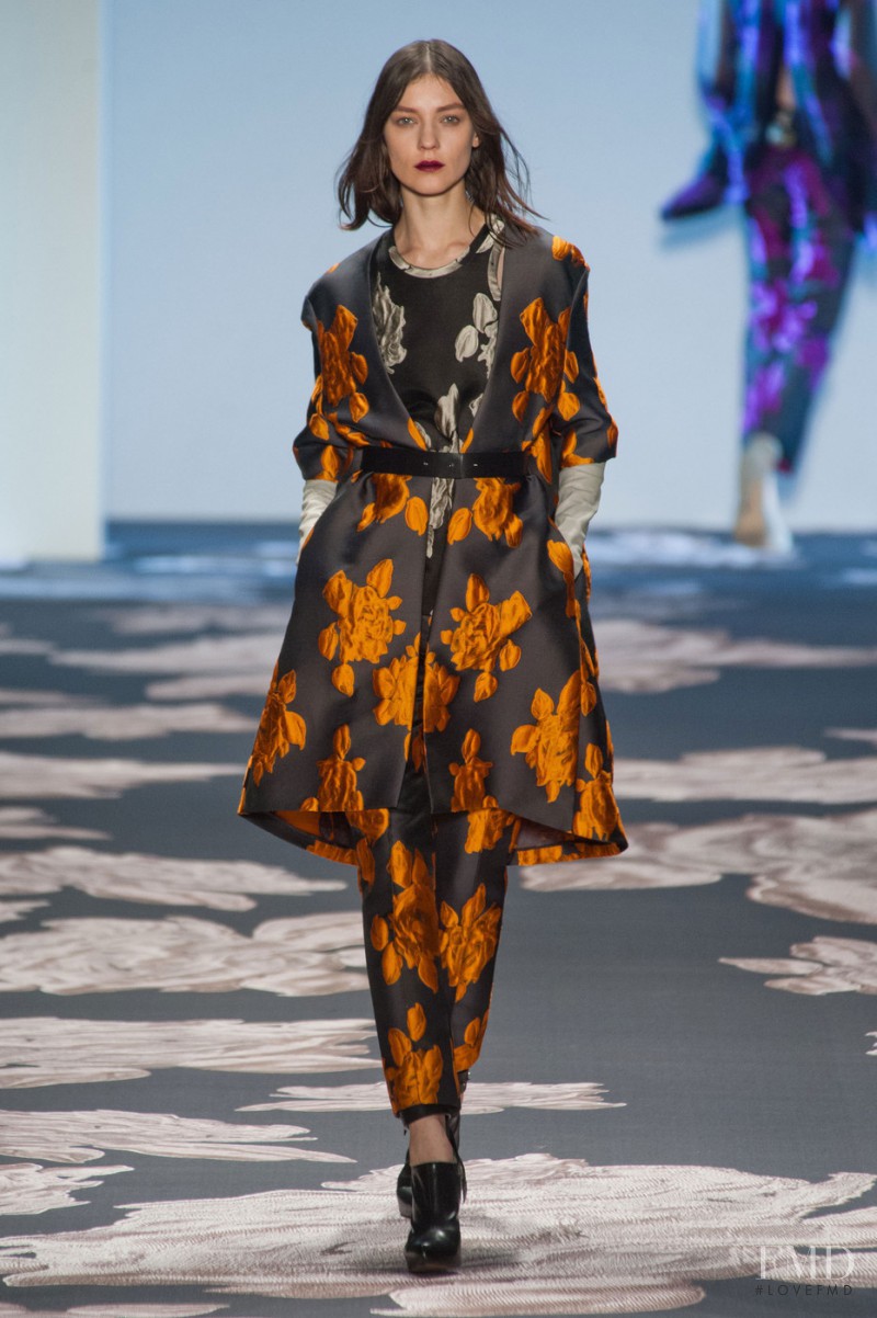 Kati Nescher featured in  the Vera Wang fashion show for Autumn/Winter 2013