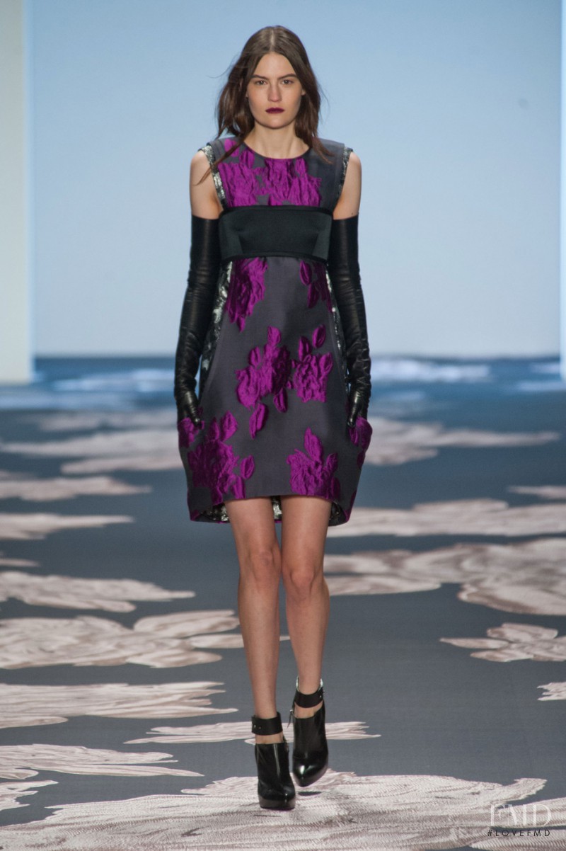Maria Bradley featured in  the Vera Wang fashion show for Autumn/Winter 2013