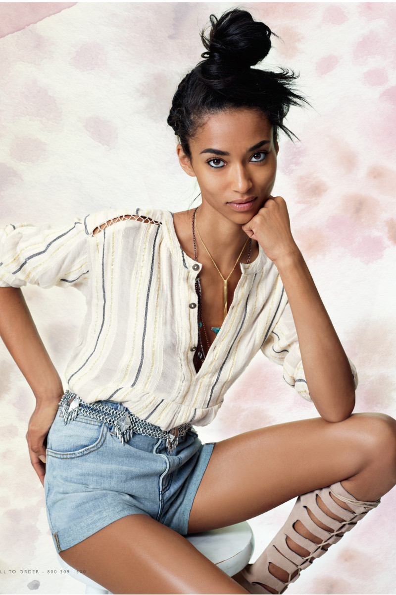 Anais Mali featured in  the Free People catalogue for Spring 2014