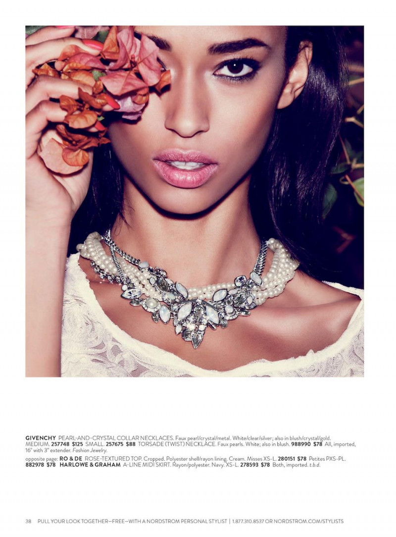 Anais Mali featured in  the Nordstrom catalogue for Spring/Summer 2014