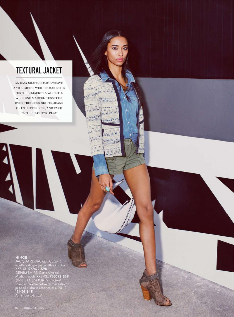 Anais Mali featured in  the Nordstrom catalogue for Spring/Summer 2014