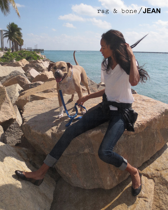 Anais Mali featured in  the rag & bone lookbook for Summer 2013