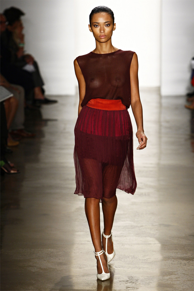 Anais Mali featured in  the Sophie Theallet fashion show for Spring/Summer 2012