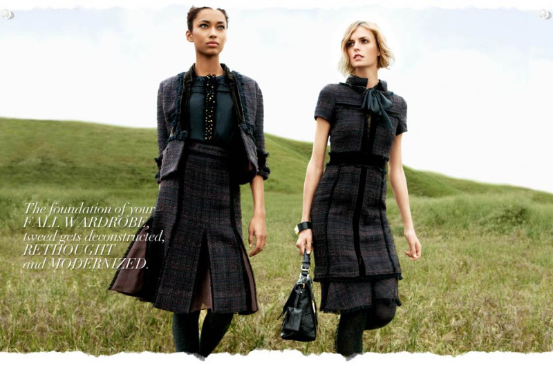 Anais Mali featured in  the Tory Burch lookbook for Autumn/Winter 2011