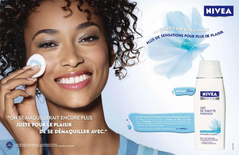 Anais Mali featured in  the Nivea advertisement for Autumn/Winter 2011
