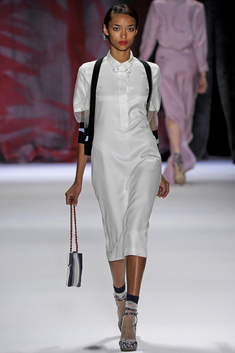 Anais Mali featured in  the Cynthia Rowley fashion show for Spring/Summer 2011