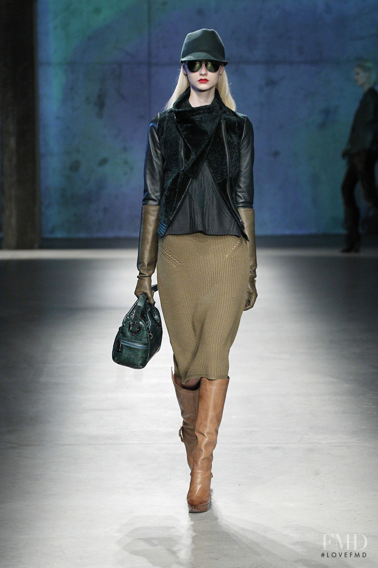 Nastya Kusakina featured in  the Kenneth Cole fashion show for Autumn/Winter 2013
